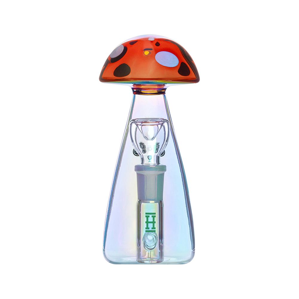 Hemper Trippy Shroom Glass Water Pipe - 5.75" / 14mm F