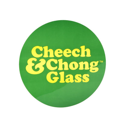 Cheech & Chong Glass Mandala Glow Glass Beaker Water Pipe - 10" / 14mm F